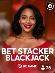 Bet Stacker Blackjack BC Game Norge game cover