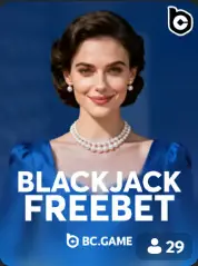 Blackjack Freebet BC Game Norge game cover