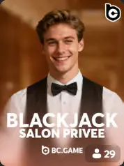 Blackjack Salon Privee BC Game Norge game cover