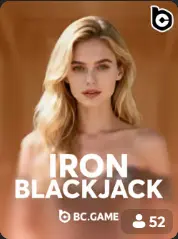 Iron Blackjack BC Game Norge game cover