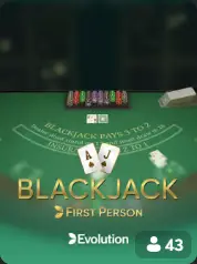 Blackjack First Person BC Game Norge game cover
